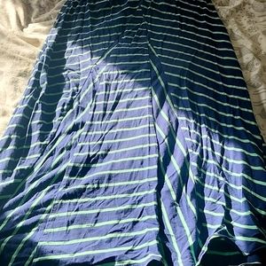 Long, comfortable cotton skirt